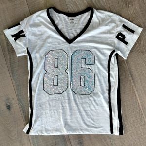 VS PINK Sequin Tee 💖SALE💖